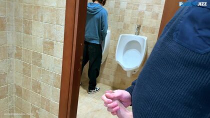 kai-lennox-jerks-off-exposed-twink-mateo-in-public-restroom